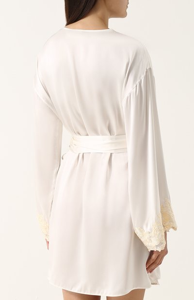 Шелковый халат LA PERLA, арт. 0019230, фото 4