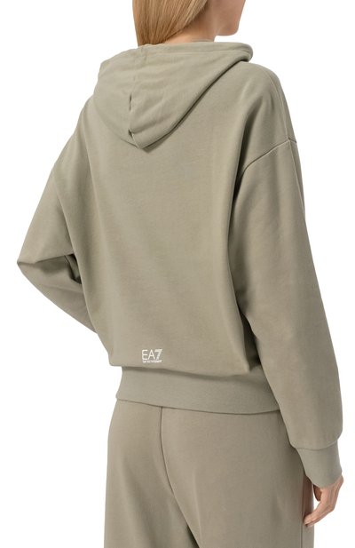Хлопковое худи EA7, арт. 7W000101/AF12473, фото 4