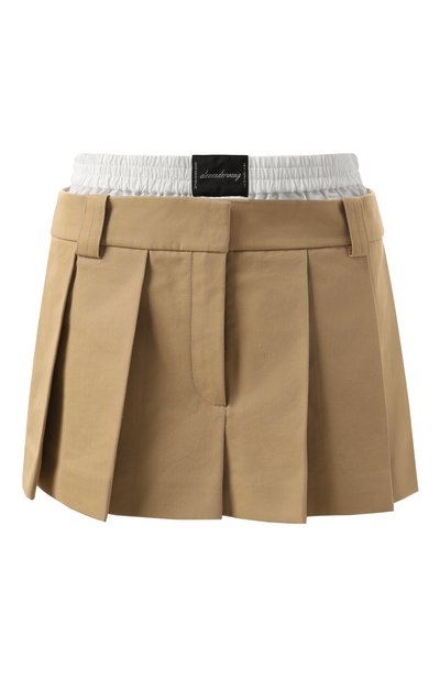 Женские хлопковые шорты ALEXANDER WANG, арт. 1WC3244751