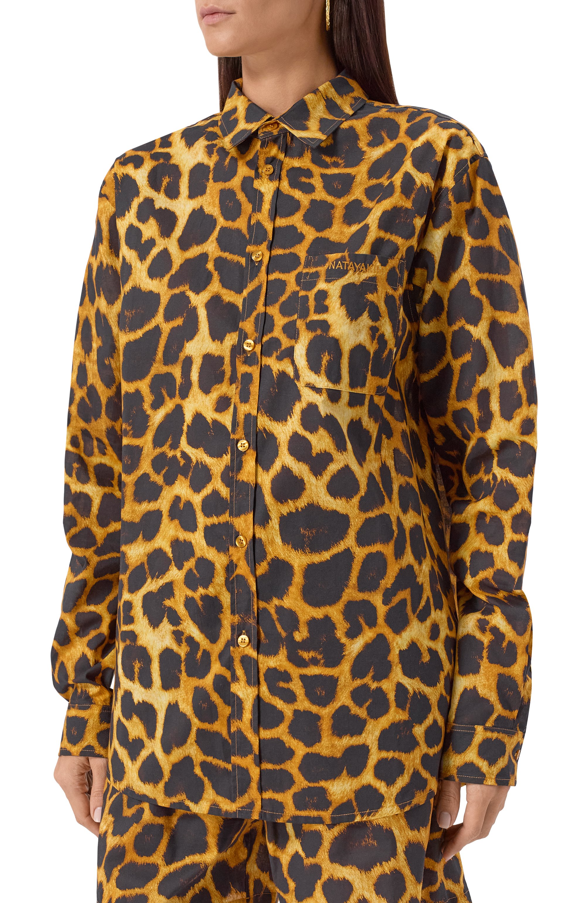 Хлопковая рубашка NATAYAKIM, арт. NY-400BWP, фото 3