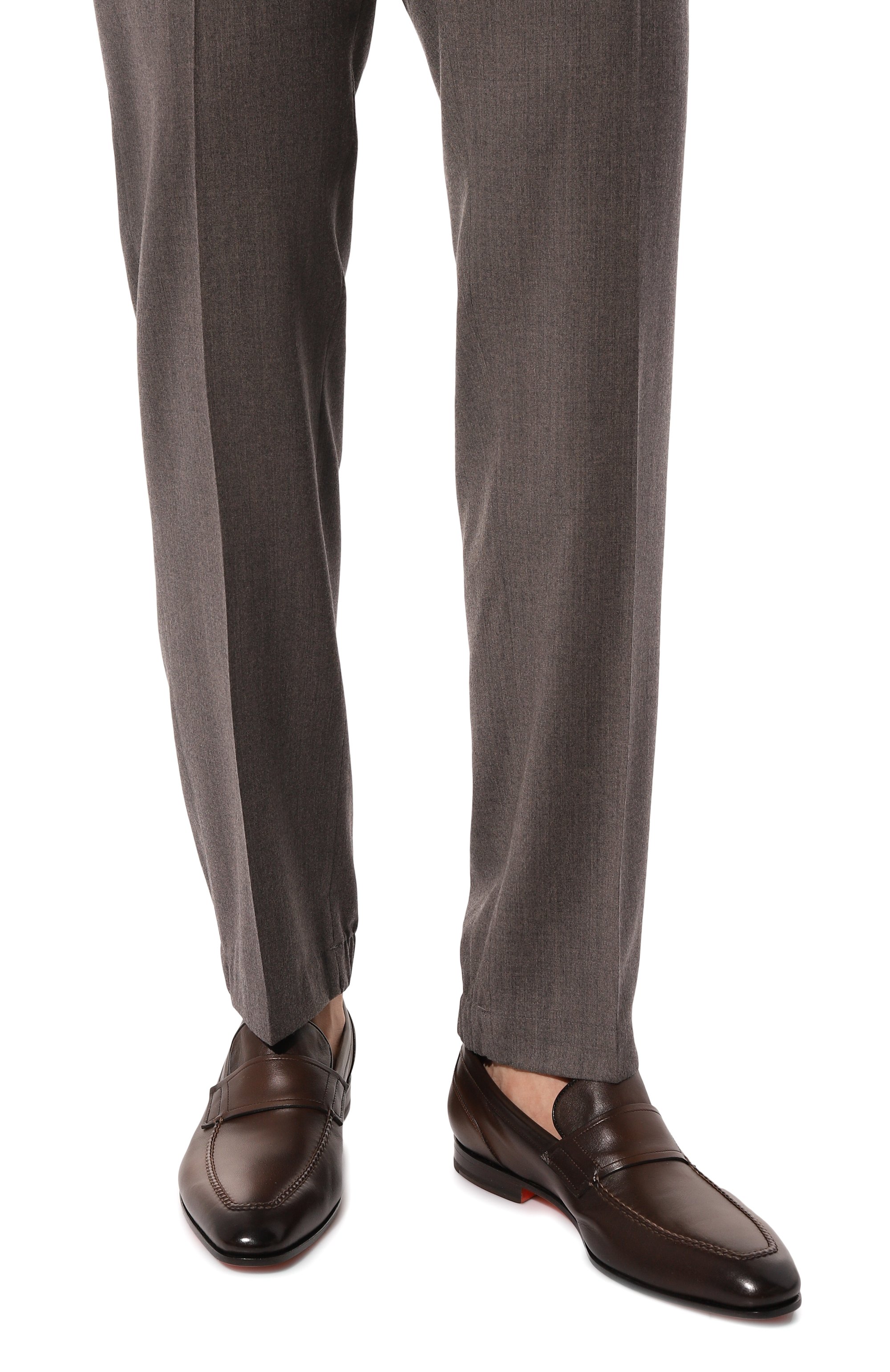 Кожаные лоферы levante SANTONI, арт. MCLG16451SA3BSG8, фото 3