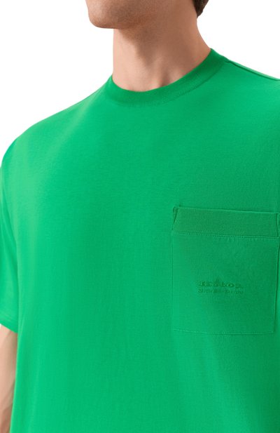 Футболка из хлопка и шелка KITON, арт. UMM062907, фото 5