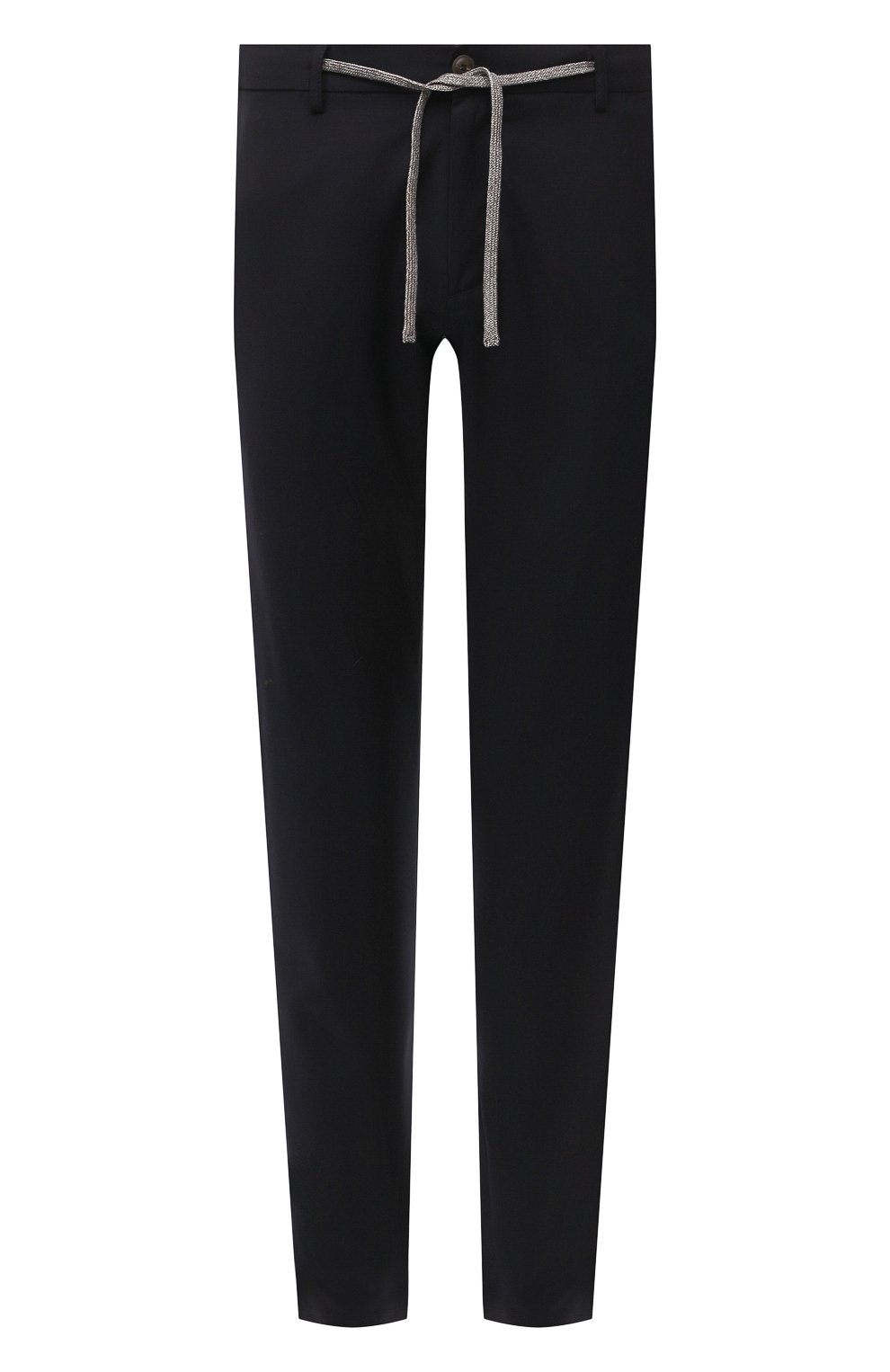 Шерстяные брюки CANALI темно-синего цвета по цене 49800 руб., арт. V1659/AR03652, фото 1 Шерстяные брюки CANALI, арт. V1659/AR03652, фото 1