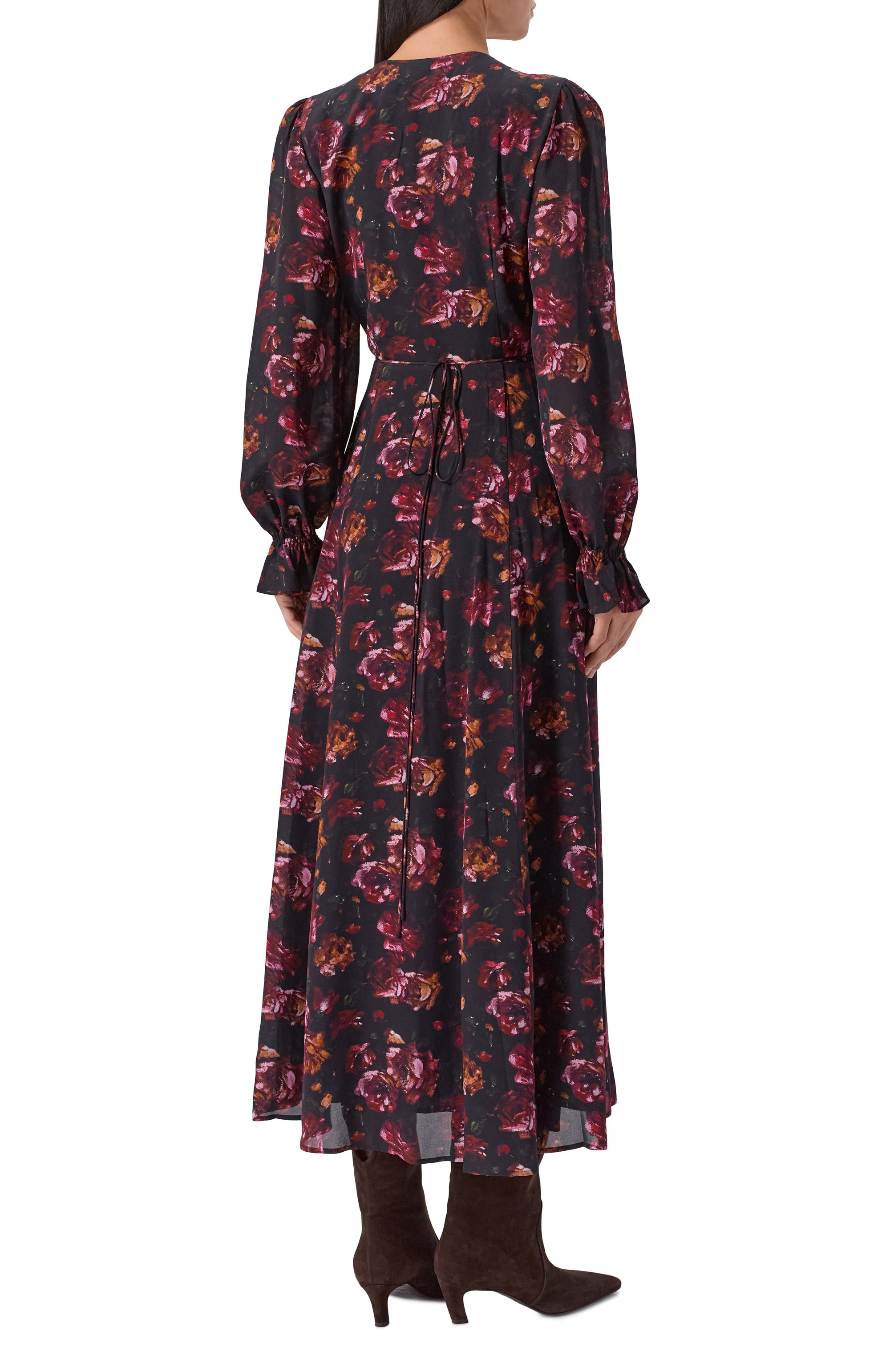 Платье из вискозы и шелка THE KOOPLES, арт. FR0B31108K, ф�ото 3