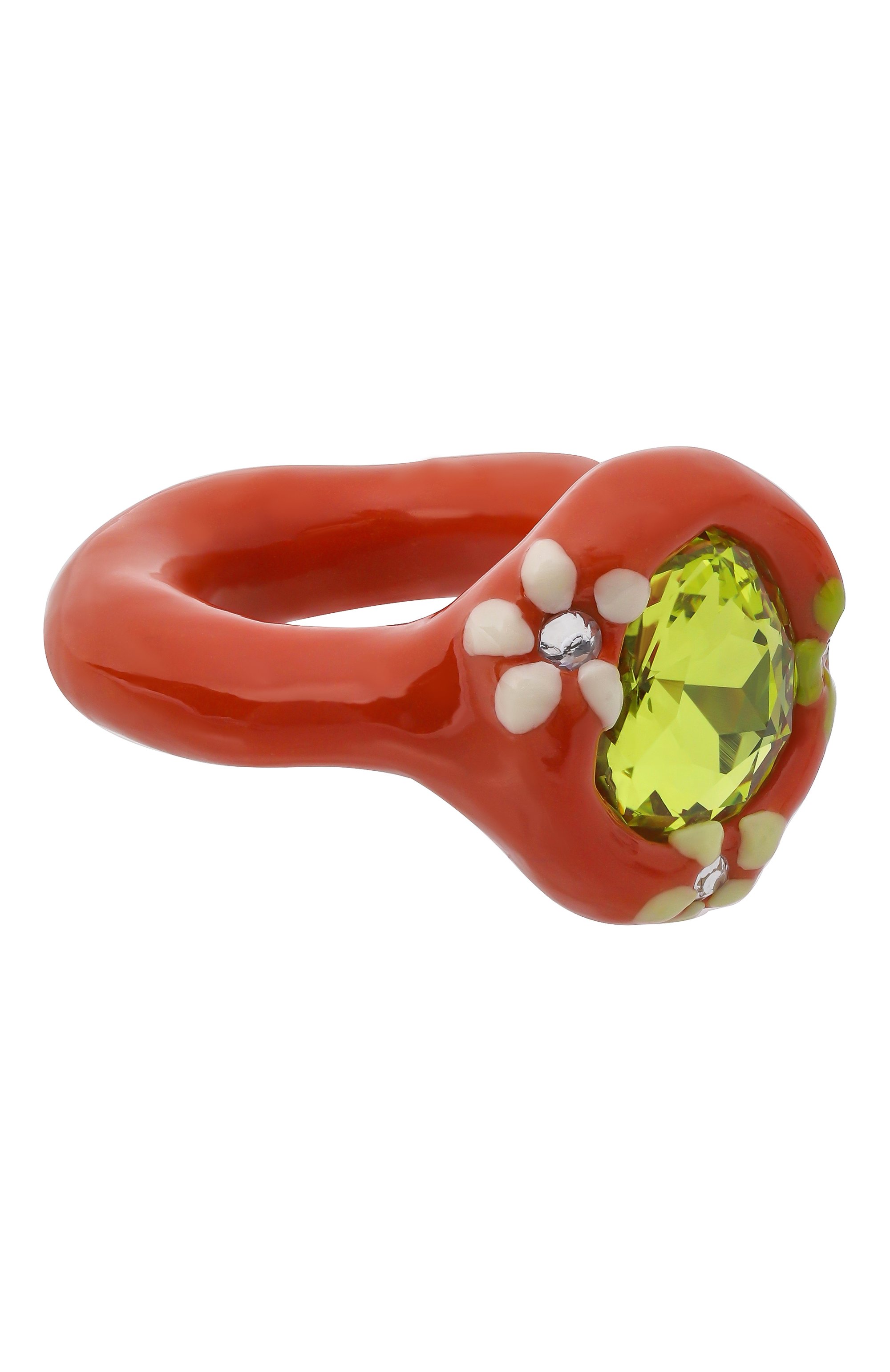 Кольцо LILI ARCHIVE оранжевого цвета по цене 42900 руб., арт. М.461, фото 1 Кольцо LILI ARCHIVE, арт. М.461, фото 1