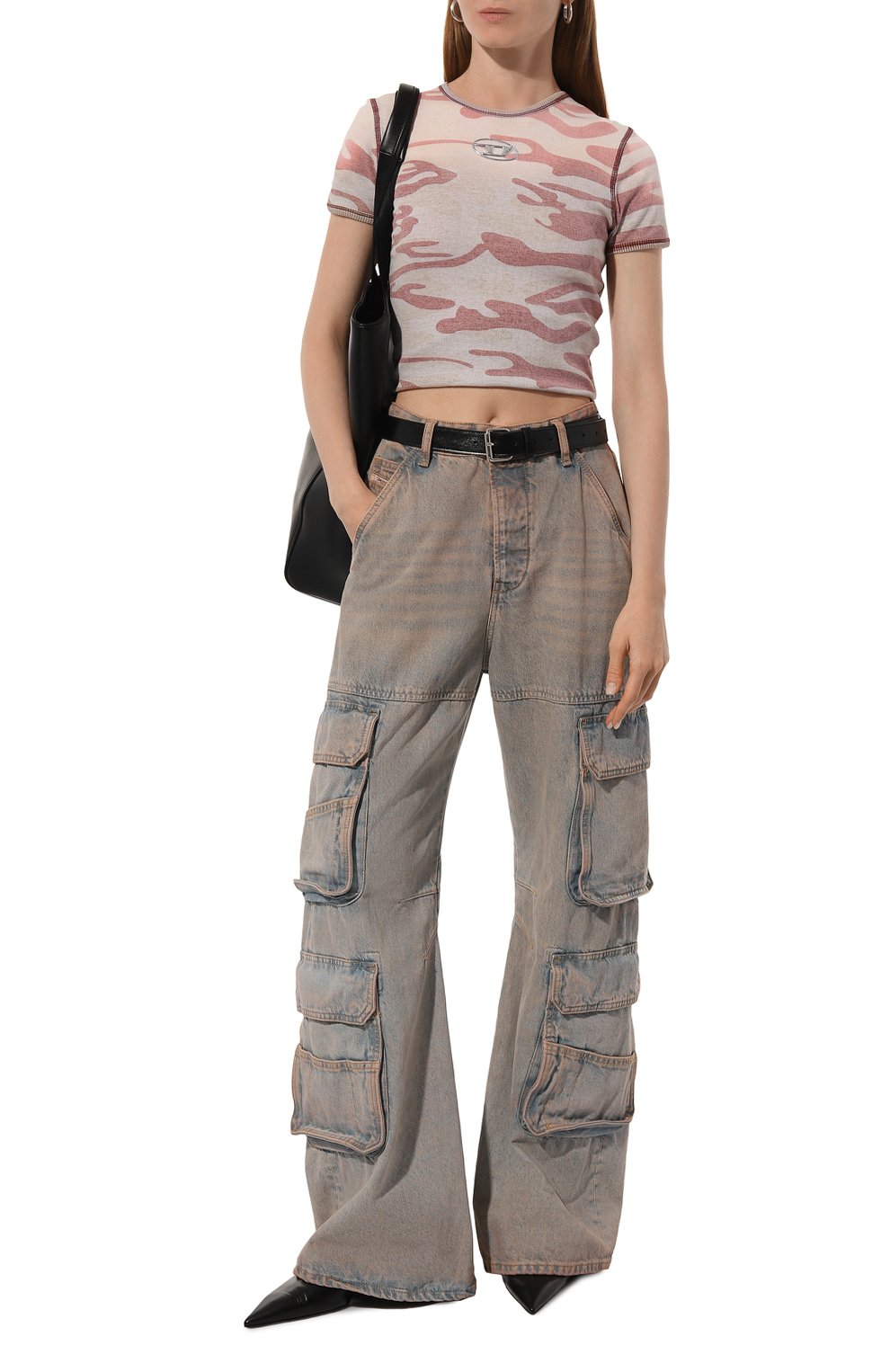 Хлопковая футболка DIESEL, арт. A14081/0AJCM, фото 2