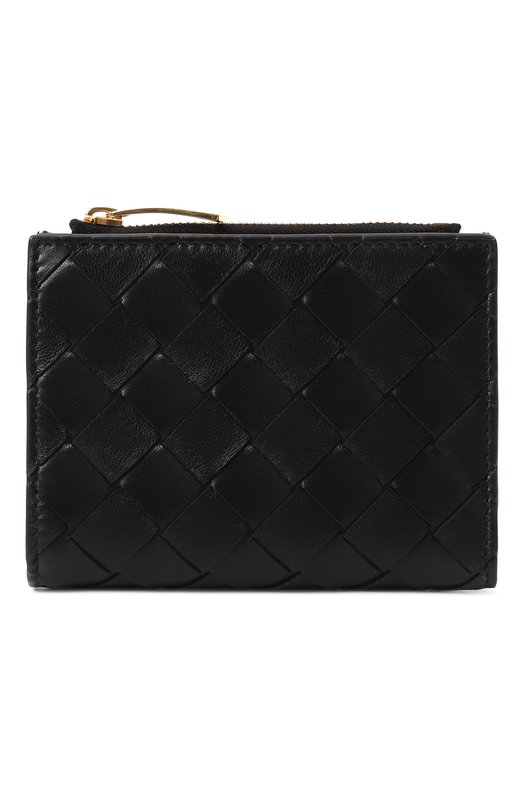 Кожаное портмоне Bottega Veneta 742330/VCPP3 Чёрный 742330/VCPP3