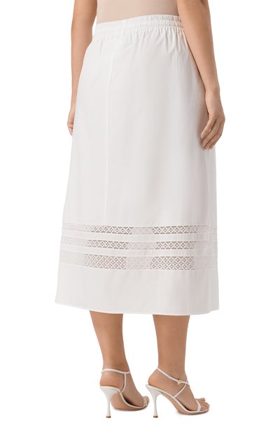 Хлопковая юбка MARINA RINALDI VOYAGE, арт. GETTATA, фото 4