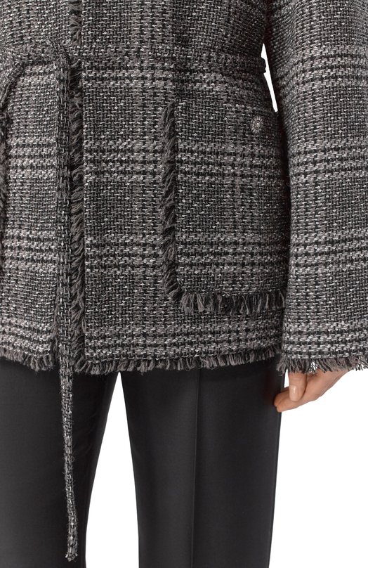 Твидовый жакет Seven Lab 225-S-W-10-2M-049 Серый  225-S-W-10-2M-049 Фото 5