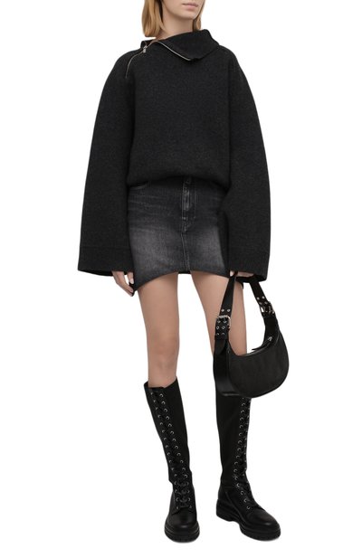 Кожаные сапоги martis GIANVITO ROSSI черного цвета по цене 154000 руб., арт. G80518.20CU0.CE0NENE, фото 2 Кожаные сапоги martis GIANVITO ROSSI, арт. G80518.20CU0.CE0NENE, фото 2