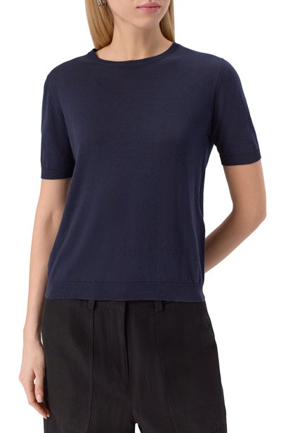 Пуловер из шелка и хлопка WEEKEND MAX MARA, арт. ZIBETT0, фото 3