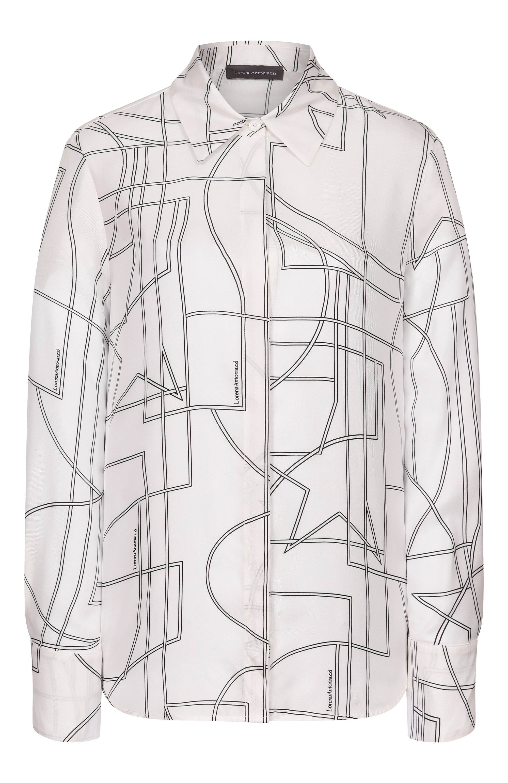 Шелковая рубашка LORENA ANTONIAZZI, арт. E2649CA35A/5300, фото 1