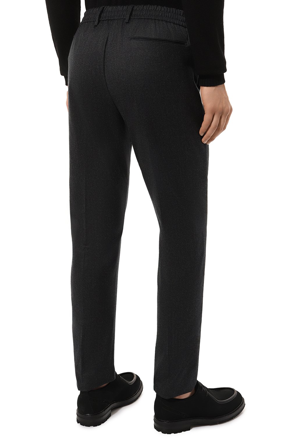 Шерстяные брюки BERWICH темно-серого цвета по цене 41700 руб., арт. SPIAGGIA/VB8996, фото 4 Шерстяные брюки BERWICH, арт. SPIAGGIA/VB8996, фото 4