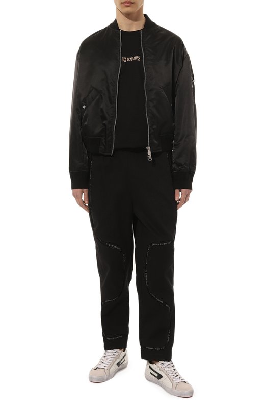 Хлопковые брюки Les Benjamins Чёрный, фото 2