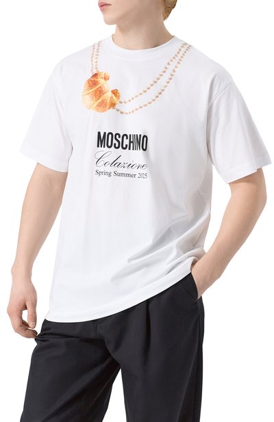 Хлопковая футболка MOSCHINO, арт. J0707/0241, фото 3