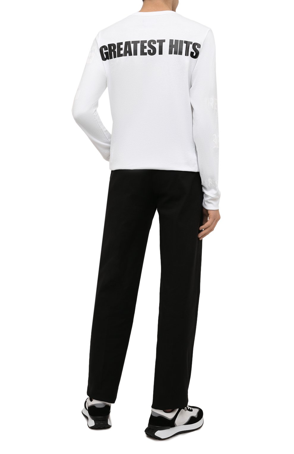 Хлопковый лонгслив RTA, арт. MF21-A094-7161WHTGT, фото 2