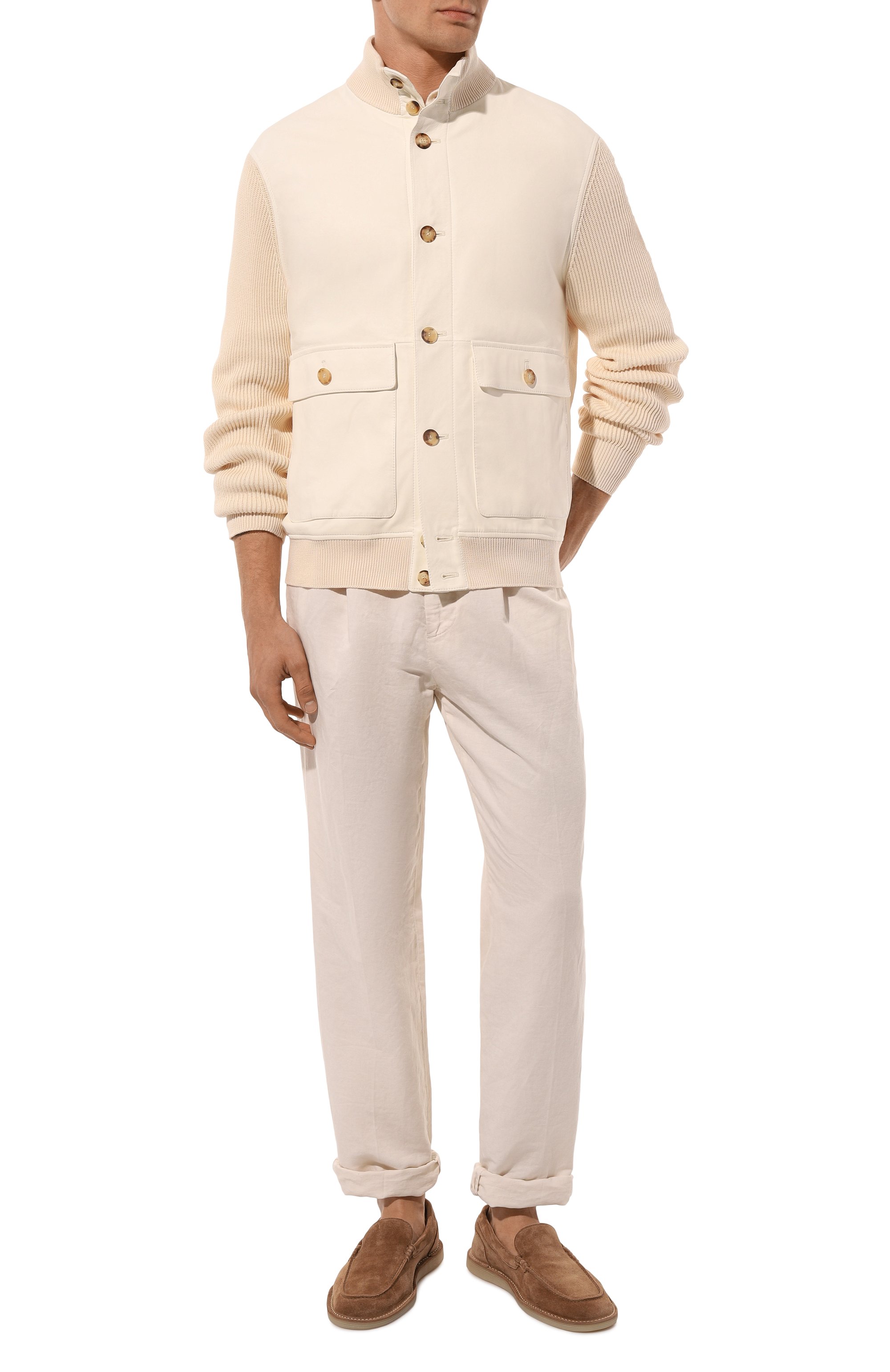 Комбинированный кардиган BRUNELLO CUCINELLI, арт. MPG0L1934, фото 2