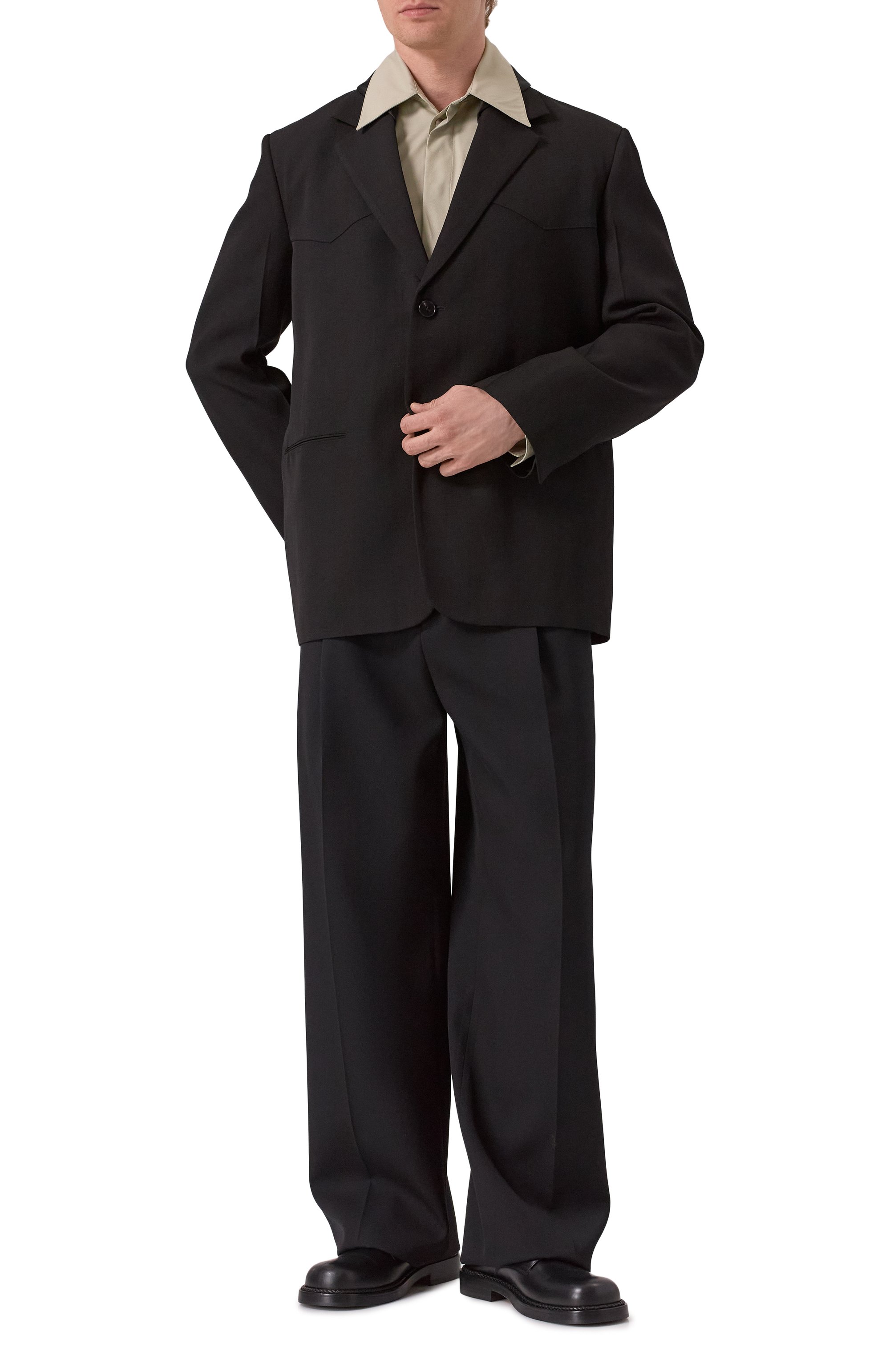 Пиджак из вискозы и шелка JIL SANDER, арт. J21BN0211-J65324, фото 2