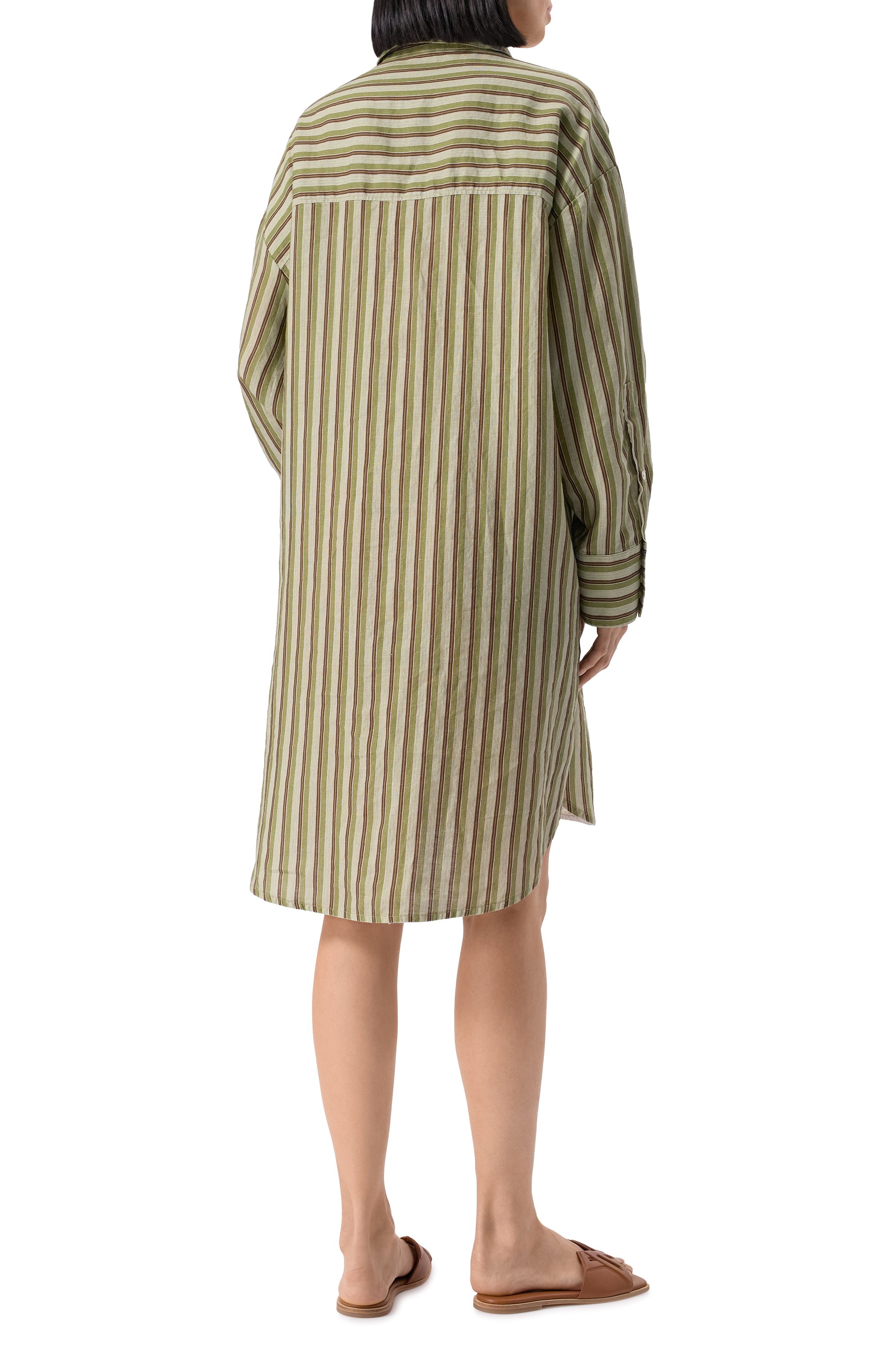 Льняное платье 120% LINO, арт. 32ALIW4PJ4/000G327, фото 4