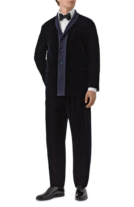 Мужские кожаные оксфорды KITON, арт. USSA383N0011401