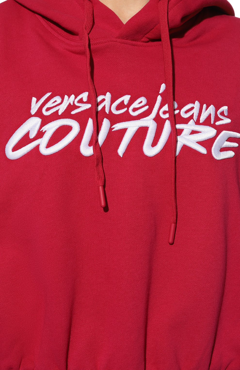 Хлопковое худи VERSACE JEANS COUTURE, арт. 73HAIT16-73DP314 0 L0G0 BRUSH EMBR0/CF01T, фото 5