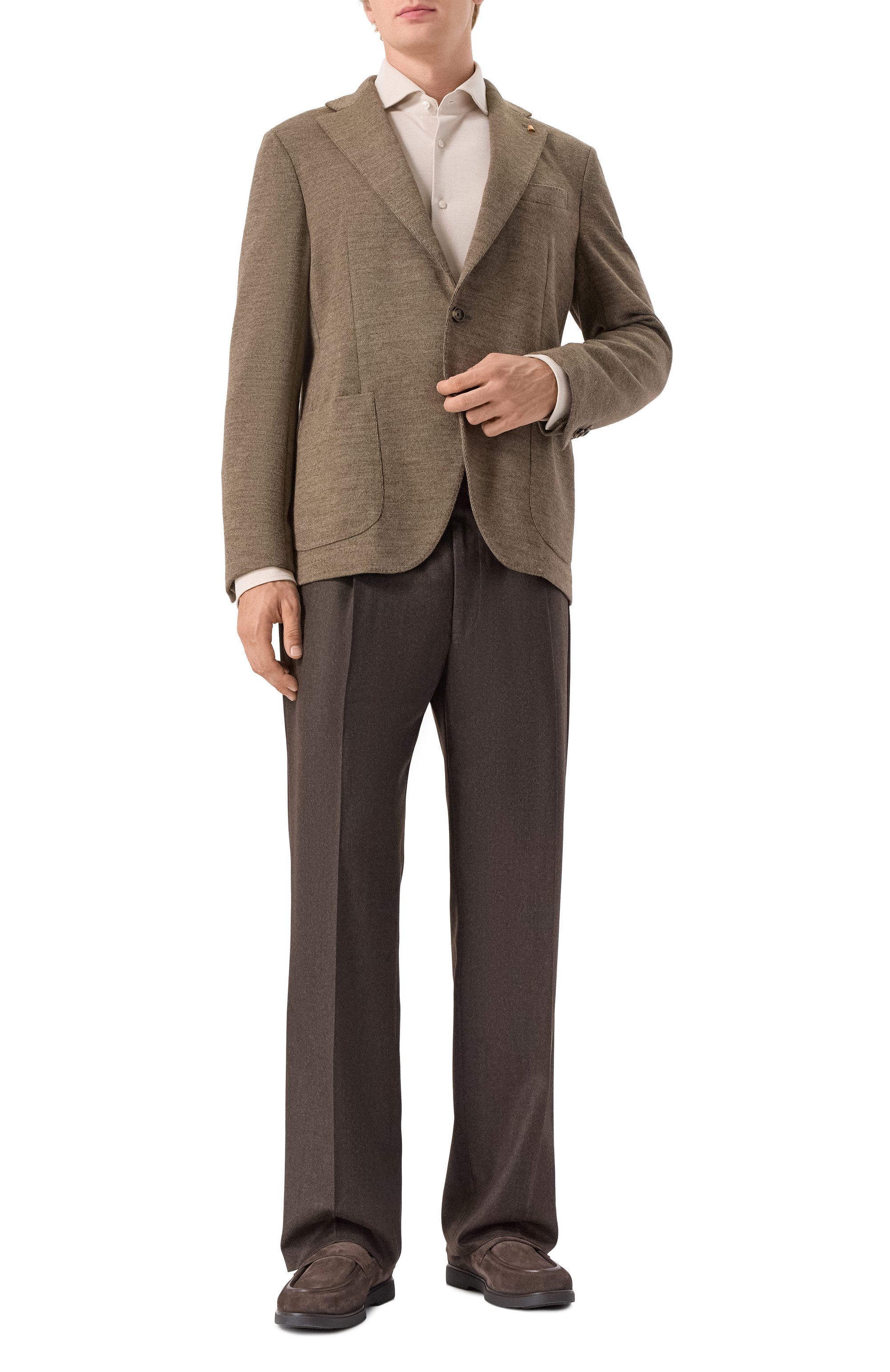 Замшевые лоферы W.GIBBS, арт. 1078011/CAM0SCI0 RAIN W00LEN, фото 2