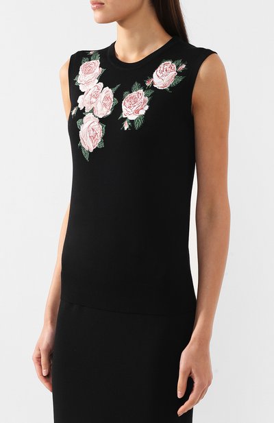Топ из шерсти и шелка DOLCE & GABBANA, арт. FX360T/JAMPI, фото 3