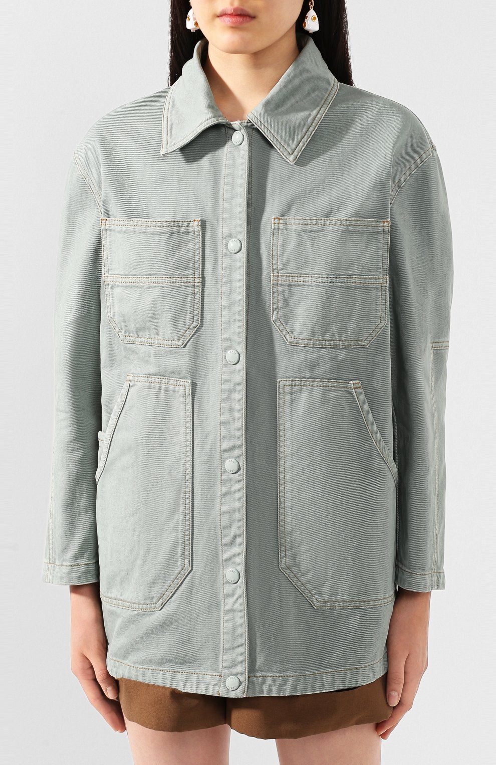 Джинсовая куртка FENDI, арт. FLF604 A5YV, фото 3