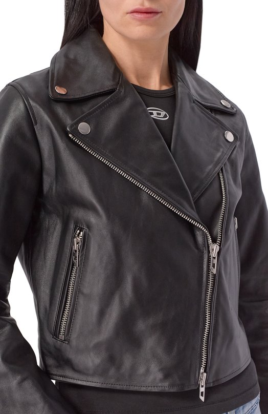 Кожаная куртка Diesel A21902/0CECH Чёрный  A21902/0CECH Фото 5