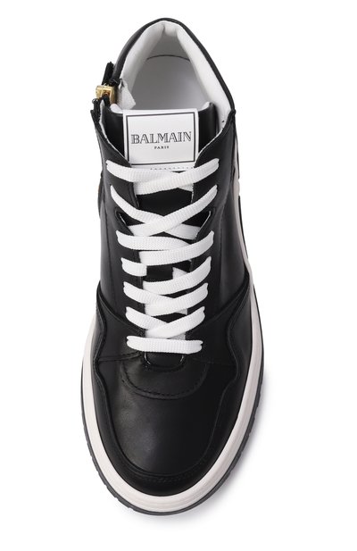 Кожаные кеды BALMAIN, арт. BY0V4T, фото 4