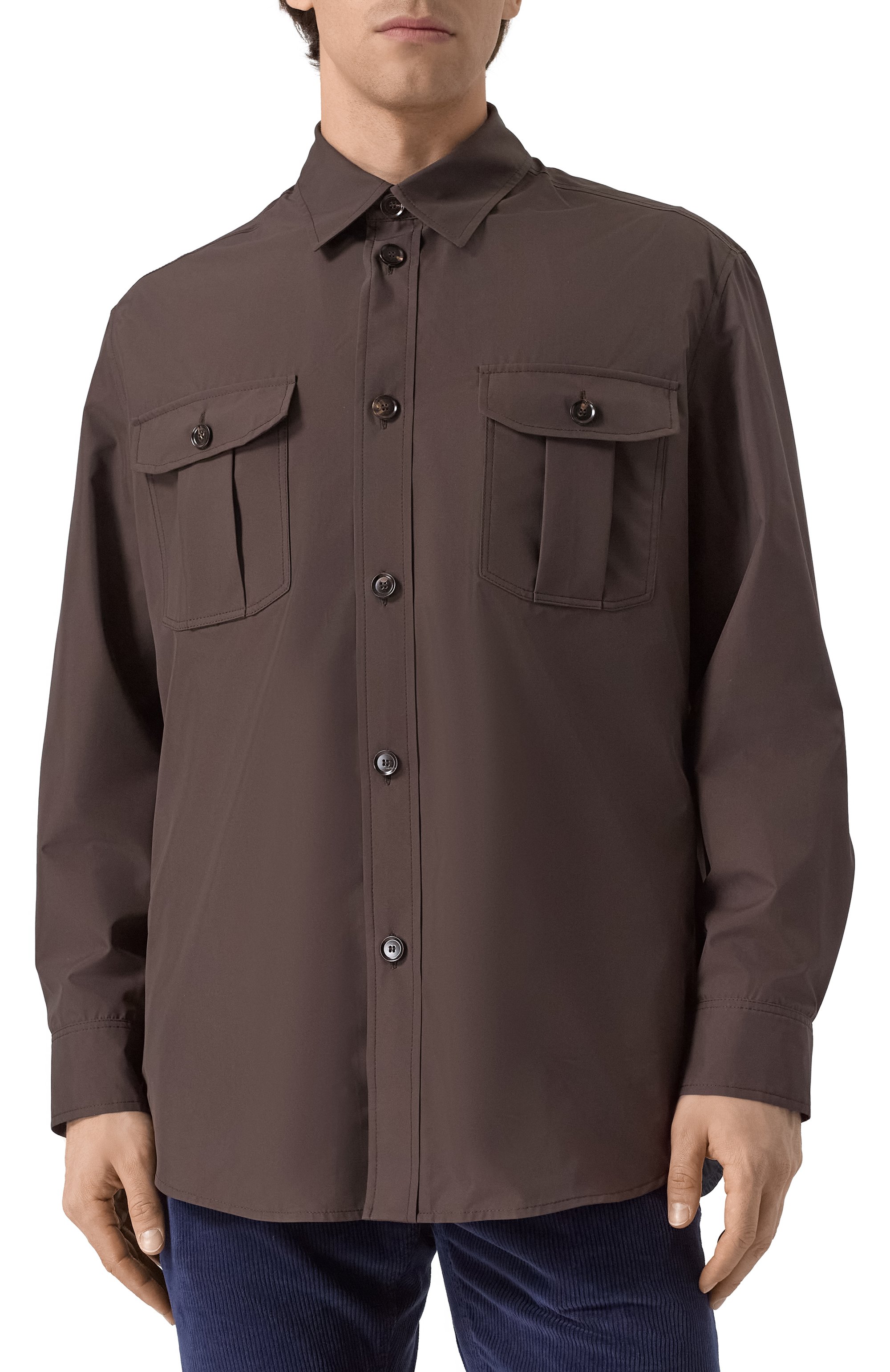 Шелковая куртка-рубашка BRIONI, арт. SLTA0L/02401, фото 3