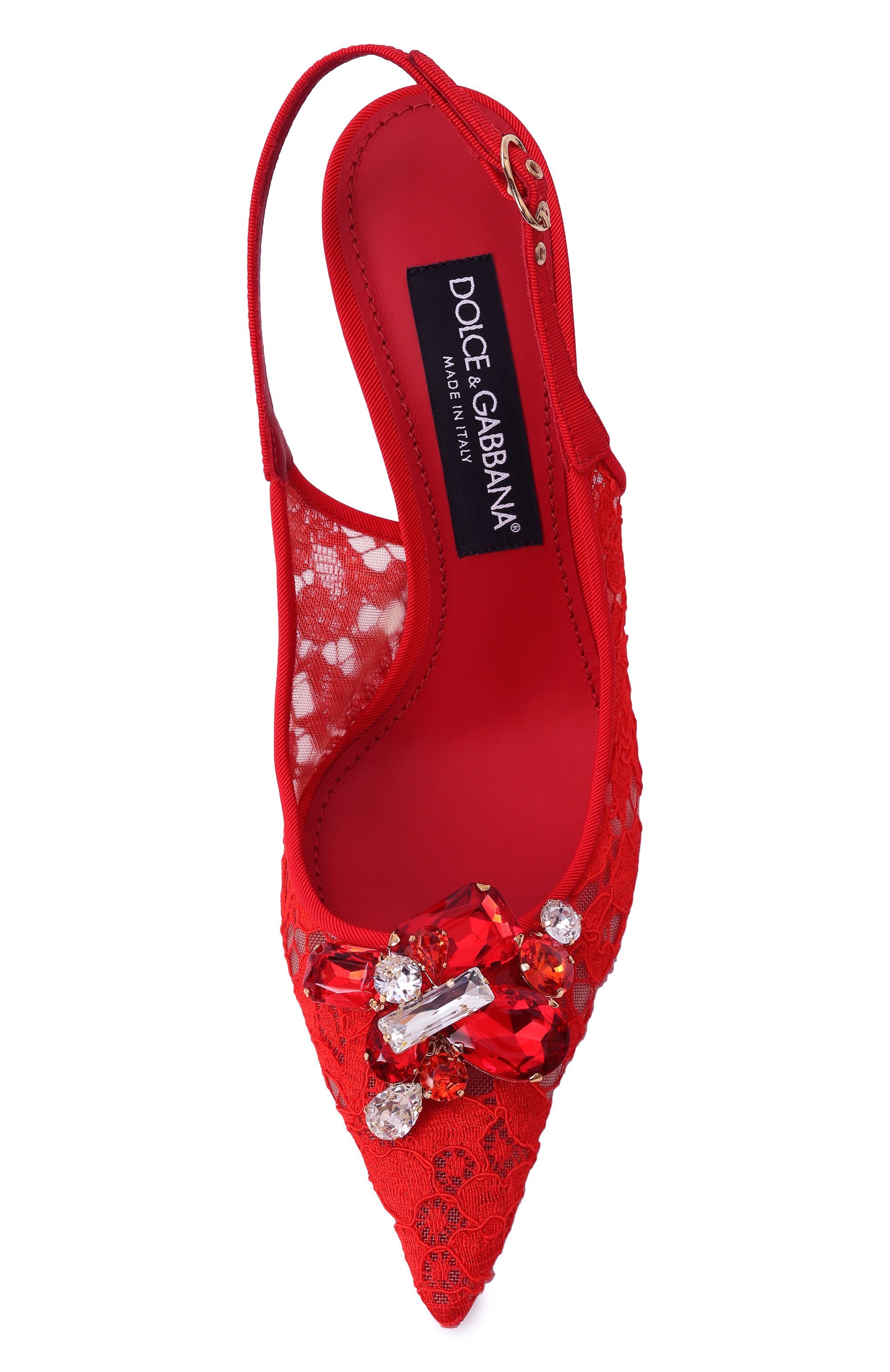 Текстильные туфли rainbow 90 DOLCE & GABBANA, а�рт. CG0712/AQ074, фото 6