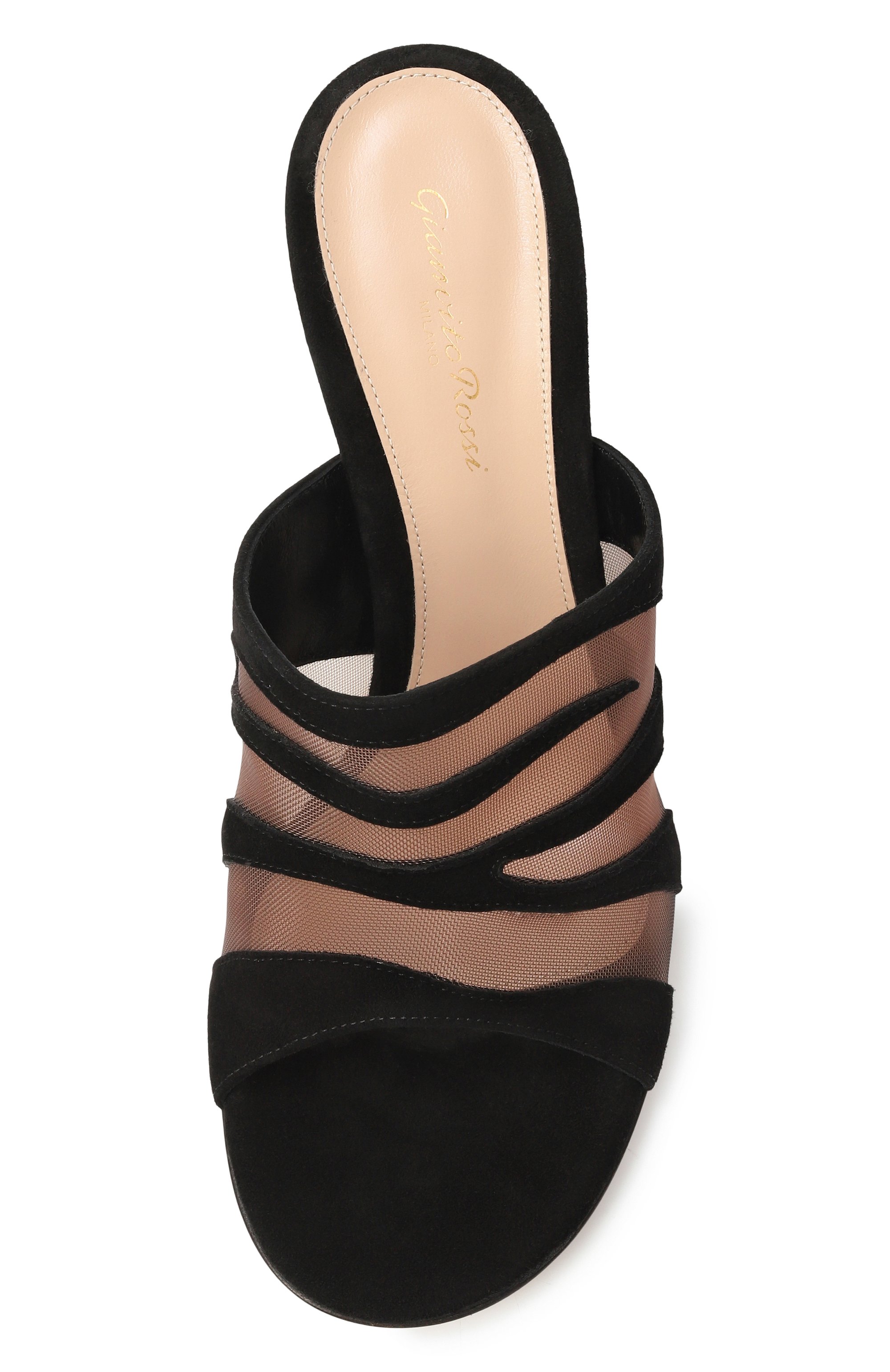 Комбинированные мюли tigra 85 GIANVITO ROSSI, арт. G10029.XARBLPR, фото 6