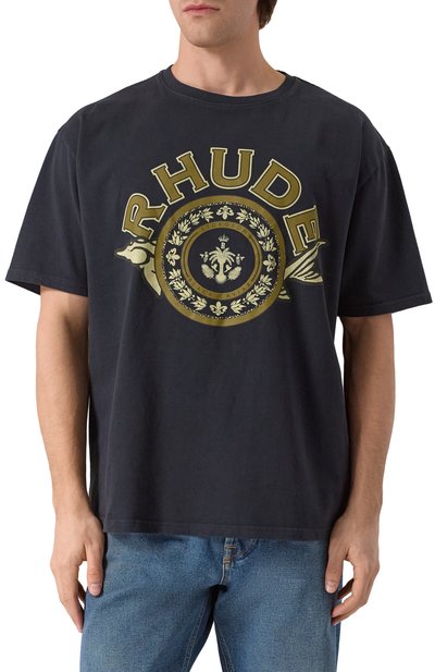 Хлопковая футболка RHUDE, арт. RHPS25TT05012, фото 3