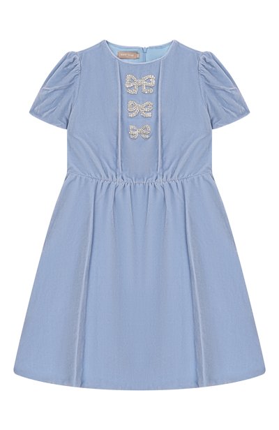 Платье из вискозы и шелка ELIE SAAB KIDS, арт. EFAB149/TS1127_001
