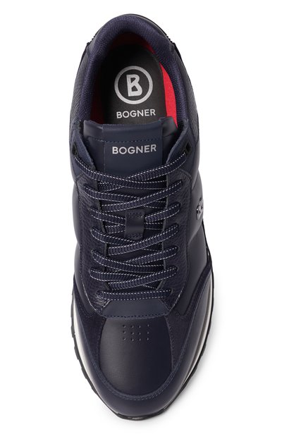 Кожаные кроссовки newport BOGNER темно-синего цвета по цене 38800 руб., арт. 12640305, фото 5 Кожаные кроссовки newport BOGNER, арт. 12640305, фото 5