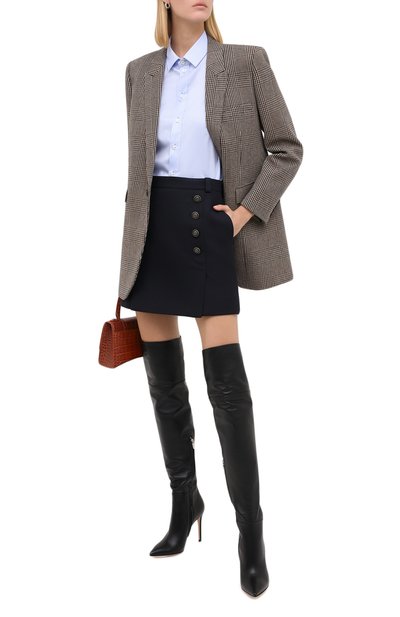 Хлопковая рубашка SAINT LAURENT, арт. 395733/Y3B02, фото 3