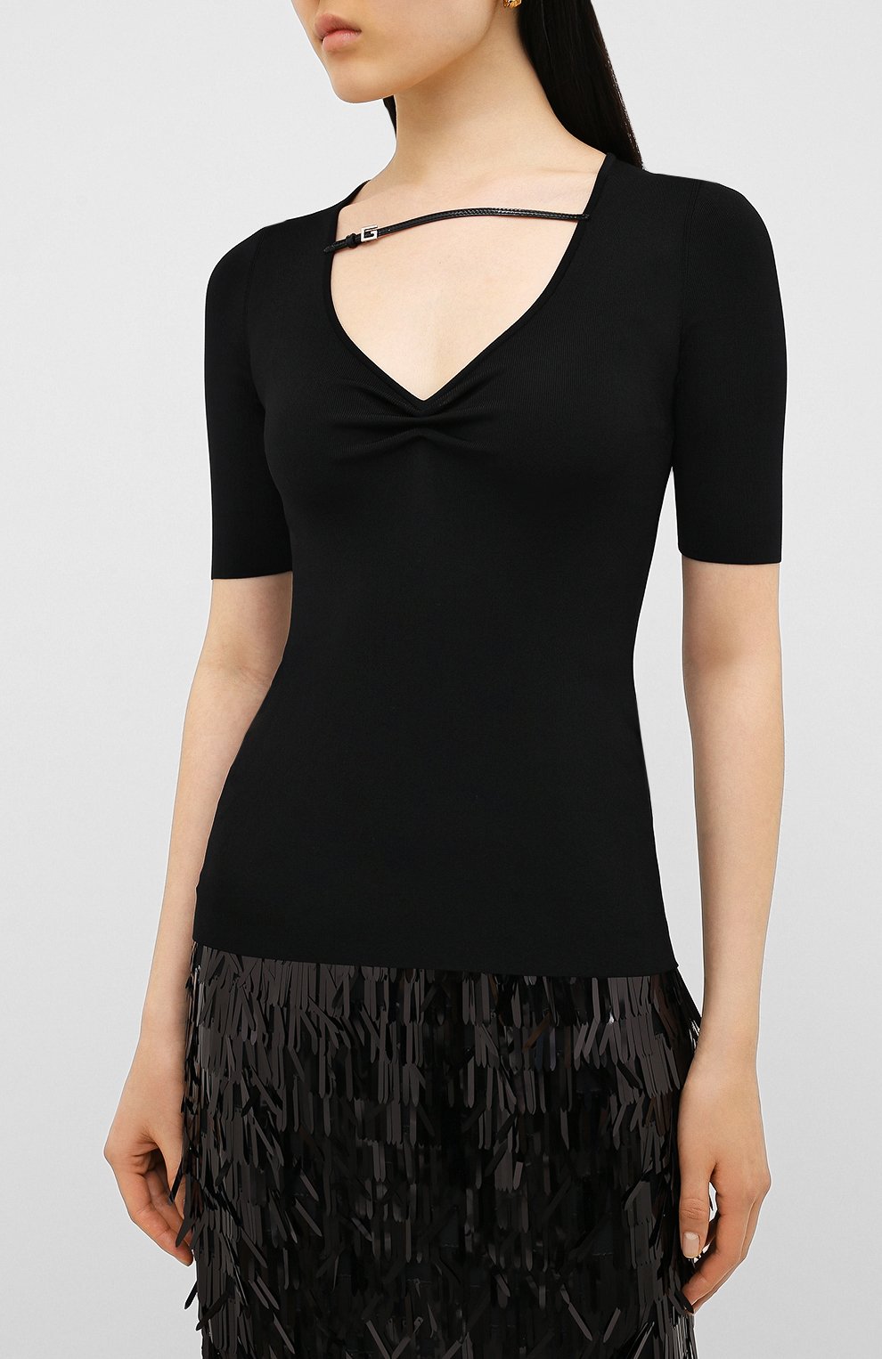 Топ из вискозы GUCCI, арт. 623600/XKBBB, фото 3