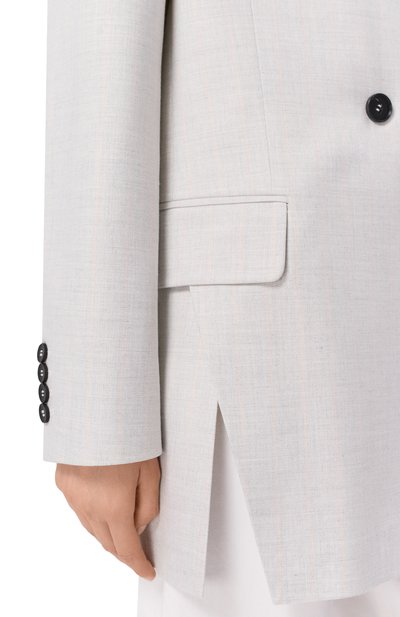 Жакет из вискозы PE белого цвета по цене 25520 руб., арт. РЕSS25-3.1.45.0.1, фото 5 Жакет из вискозы PE, арт. РЕSS25-3.1.45.0.1, фото 5