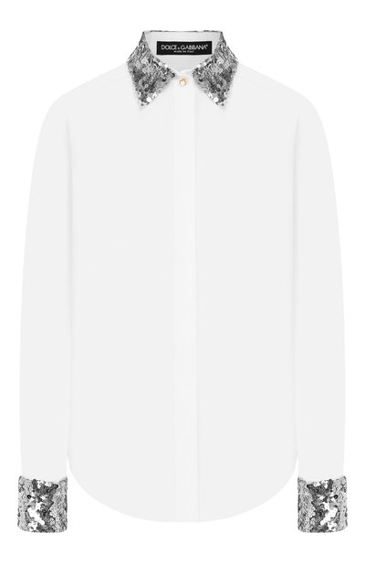 Женская хлопковая рубашка DOLCE & GABBANA, арт. F5L31T/FUEAJ