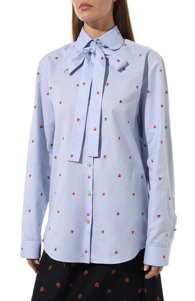 Хлопковая рубашка GUCCI, арт. 577059 ZABZ6, фото 3