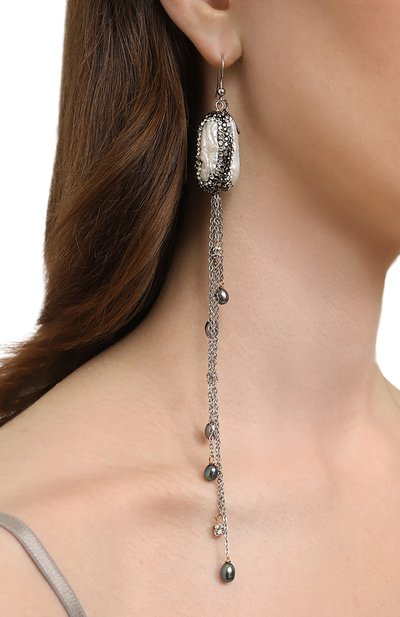 Серьги VIEN, арт. 2324-134H silver, фото 2