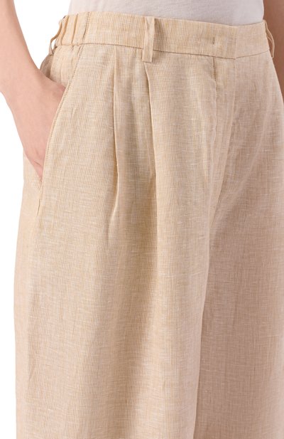 Льняные брюки 12 STOREEZ, арт. 137564, фото 5