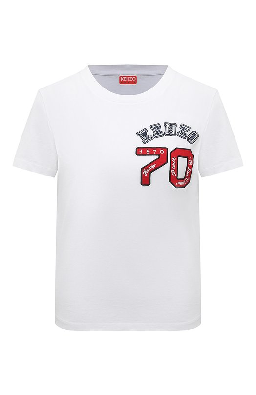 

Хлопковая футболка Kenzo, Белый