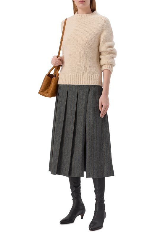 Плиссированная юбка Gooroo SK042-9080-905-FW25/26 Серый  SK042-9080-905-FW25/26 Фото 2