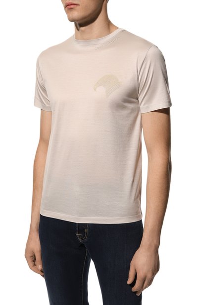 Хлопковая футболка STEFANO RICCI, арт. MNH2301850/TE0001, фото 3