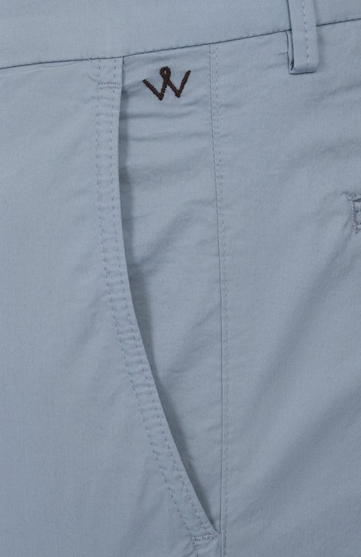 Хлопковые брюки Windsor 13 CIN0-W 10019686/30046586 Голубой  13 CIN0-W 10019686/30046586 Фото 6