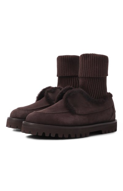 Женские замшевые ботинки yacht LE SILLA, арт. 5185T020M1PPP0W