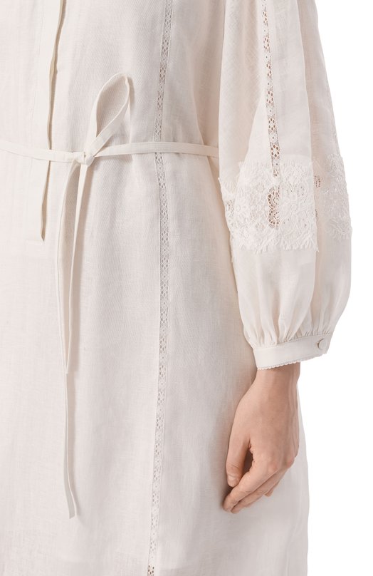 Льняное платье MVST M26.2PW.D901/T303 Белый  M26.2PW.D901/T303 Фото 4