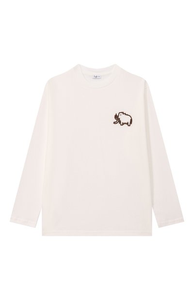 Хлопковый лонгслив IL GUFO, арт. A25GTA0003MF002_001